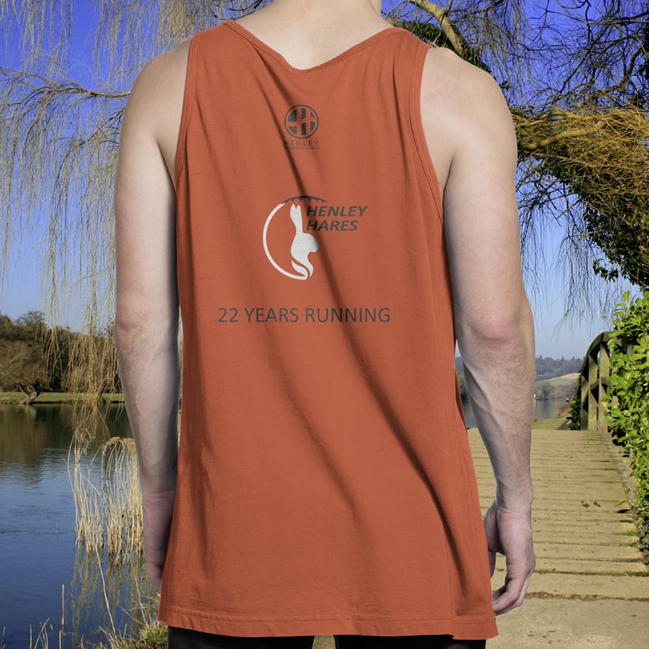 Henley Hares running vest - back