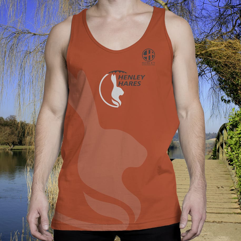 Henley Hares running vest - front