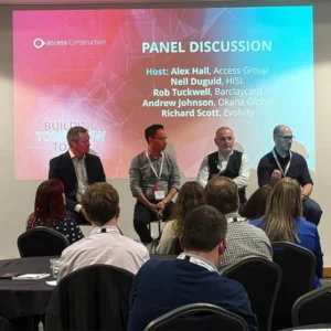 Neil Duguid on the Expert Panel at Access Group COINS Event Building Tomorrow Today